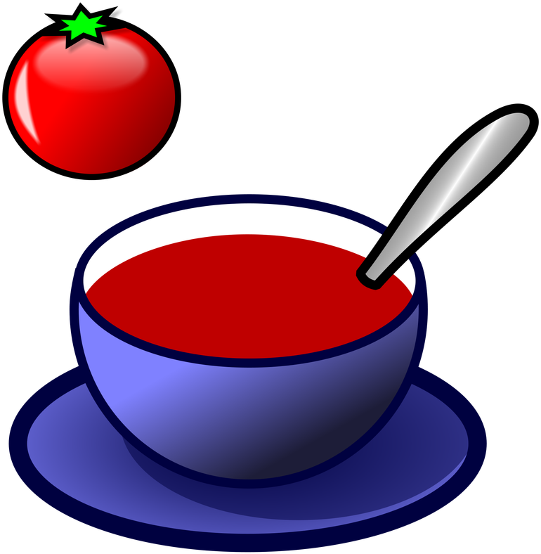 Symbol Food Soup - Leek And Potato Soup Clipart (800x800)