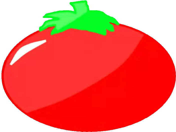 Tomato Clipart Round Object - Tomato Asset Bfdi (922x692)
