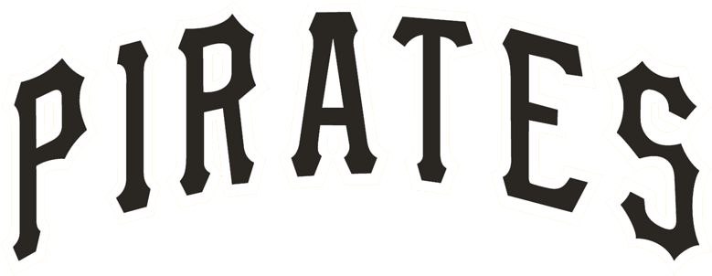 Pittsburgh Pirates Logo Font - Pittsburgh Pirates Black And White (1000x547)