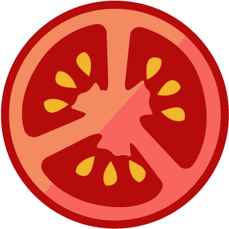 Related Cut Tomato Clipart - Tomato Slice Free Vector (350x350)