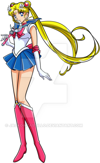 Sailor Moon By Jackowcastillo - Sailor Moon Dress Render (400x581)