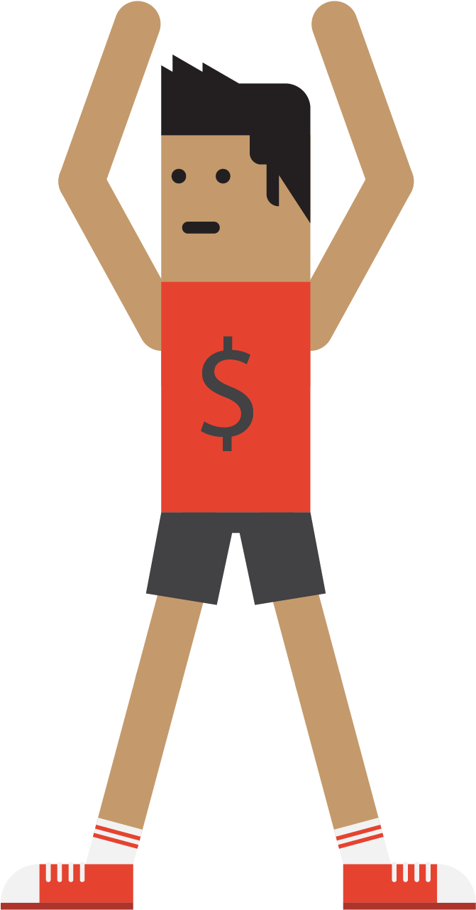 Sign Up For The 30-day Financial Fitness Challenge - Illustration (849x1342)
