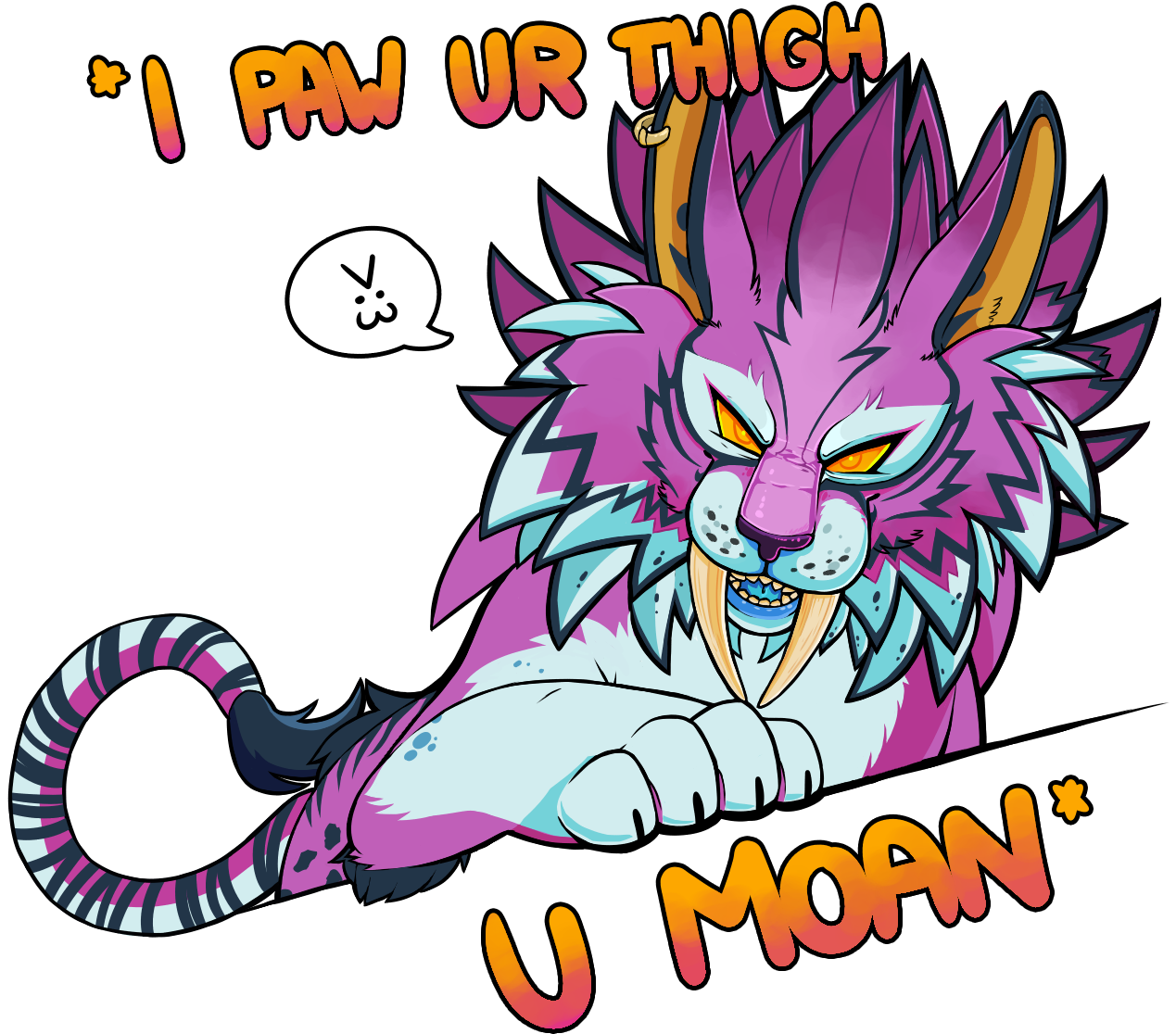 Moon Guard Player Rigsby - Paw Your Thigh You Moan (1350x1226)