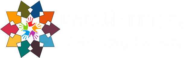 Cam Harmony - Five Colorful Hand Prints In Circle Oval Ornament (625x250)