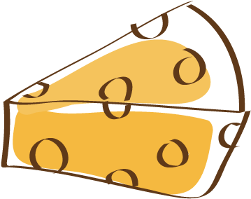 Cartoon Cheese Illustration - Cheese (600x600)