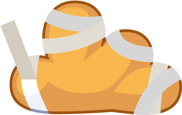 Orange Cloudy Ripping Off A Bandage0022 - Bfdi Cloudy Orange (640x411)
