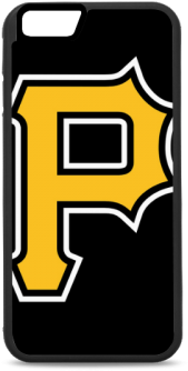 Pittsburgh Pirates Jolly Roger Durable Rubber Case - Pitts Pirates P Logo (500x500)