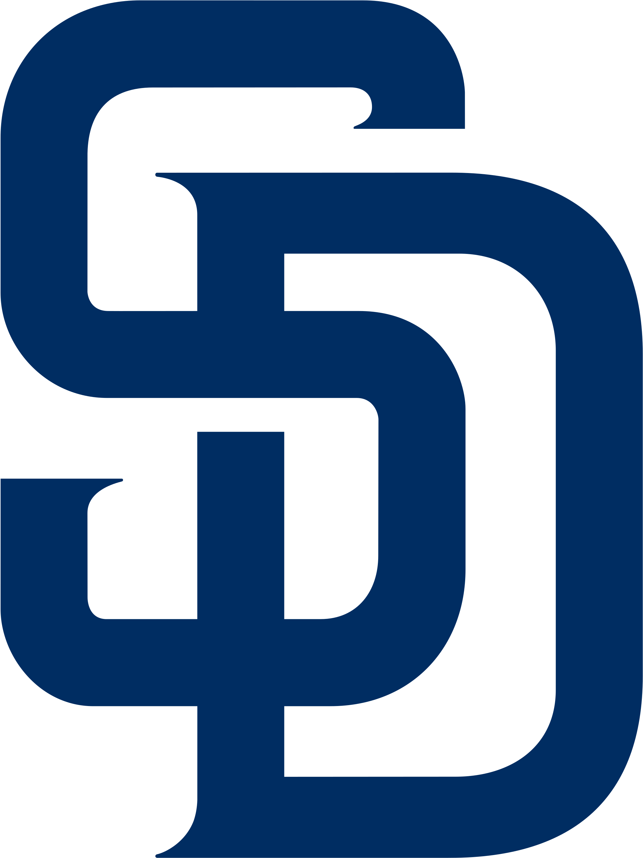 San Diego Padres Logo Transparent - San Diego Padres Logo (2400x2924)