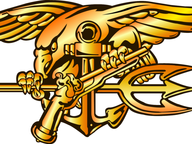 Navy Clipart Trident - Us Navy Seal Trident (640x480)