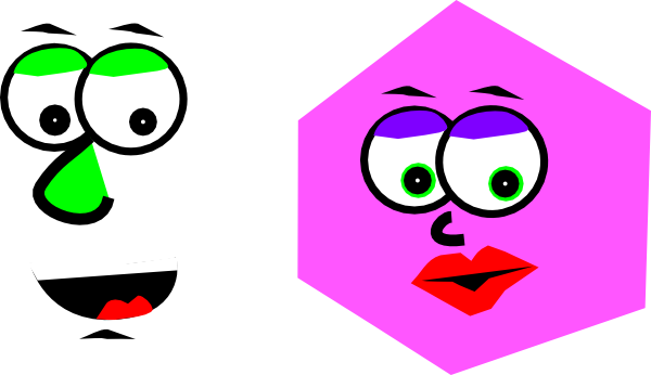 Hexagon With A Face (600x346)