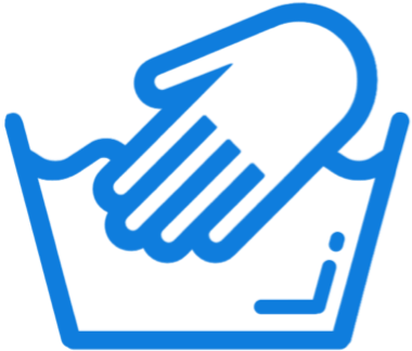 Customized Service - Hand Wash Symbol Png (539x423)