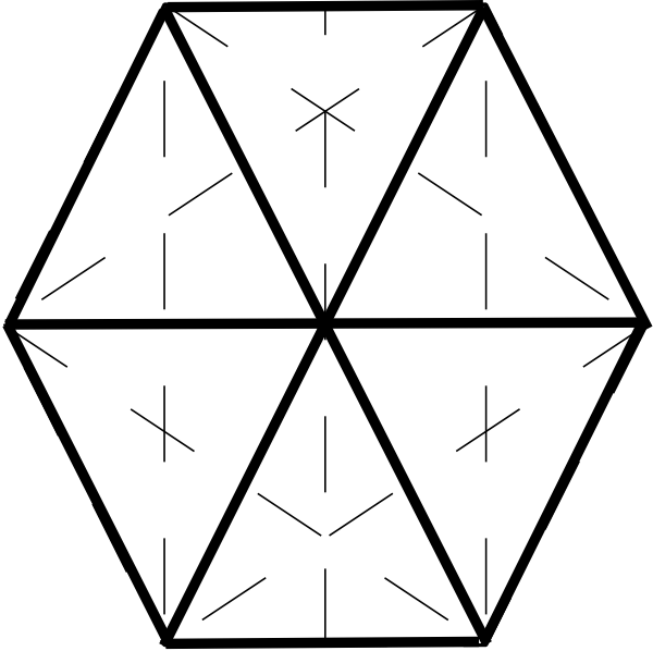 Hexagon Plain Clip Art At Clker - Coloring Pages Of Hexagons (600x598)