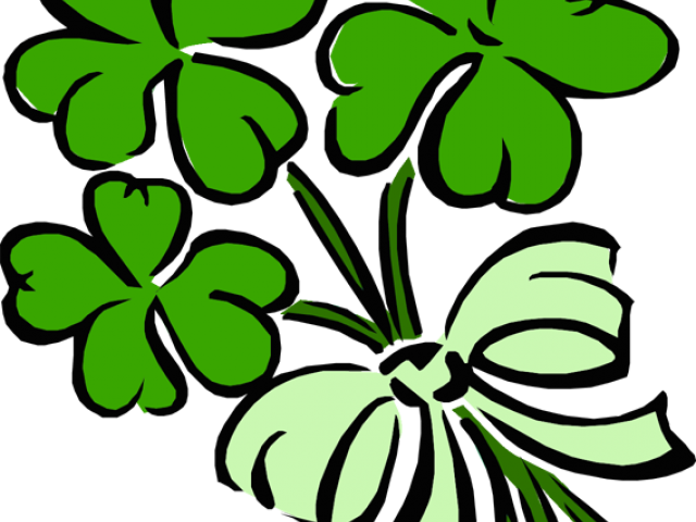 Clover Clipart Bouquet - St Patrick's Day Bingo (640x480)