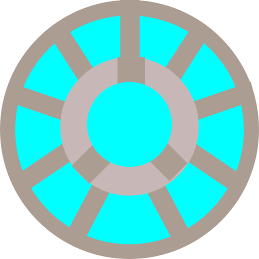 Arc Reactor Stencil 157497 - Arc Reactor Png Design (517x517)