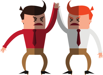 Businessmen Cute Cartoon Icon Image - Businessperson (550x550)