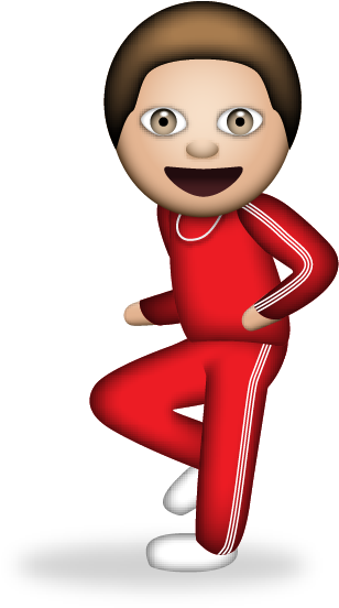 Snl Release Running Man-39 - Iphone Running Man Emoji (600x600)