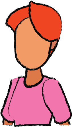 Portrait Woman Young Vector Icon Illustration - Portrait Woman Young Vector Icon Illustration (550x550)