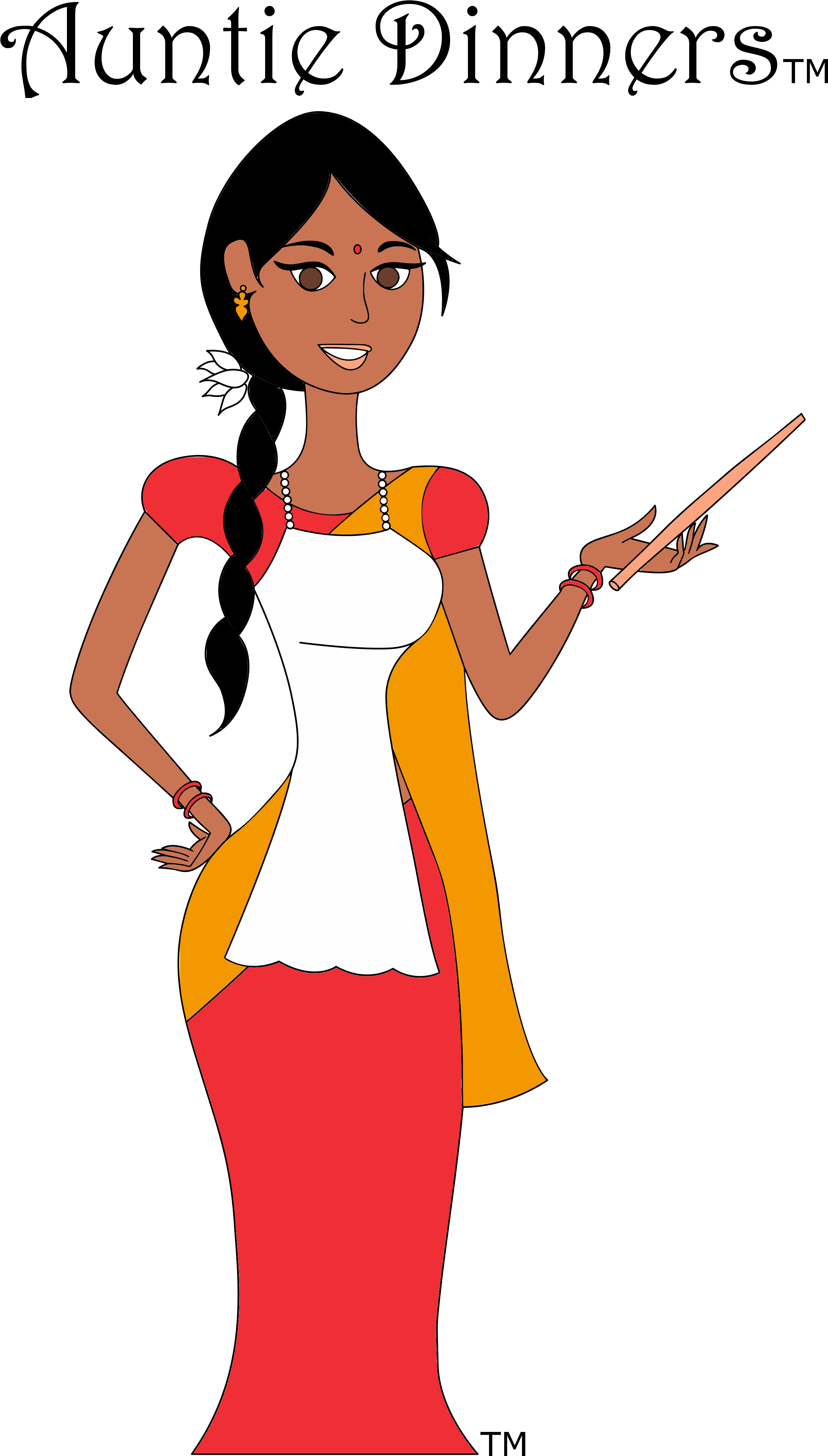 Auntiedinners 2013 07 11 Smiling Color Title And Tm - Cartoon (4000x5676)