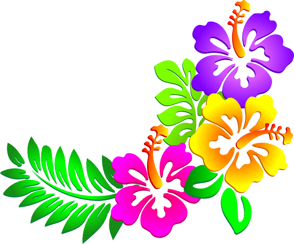 Hibiscus Corner Clip Art At Clker Com Vector Clip Art - Cub Scout (600x499)