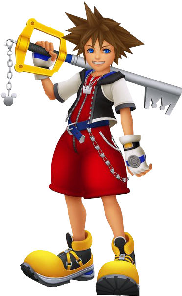 Kingdom Hearts Iii Png Image With Transparent Background - Kingdom Hearts Cosplay Sora Cosplay Black Mens Kingdom (423x640)