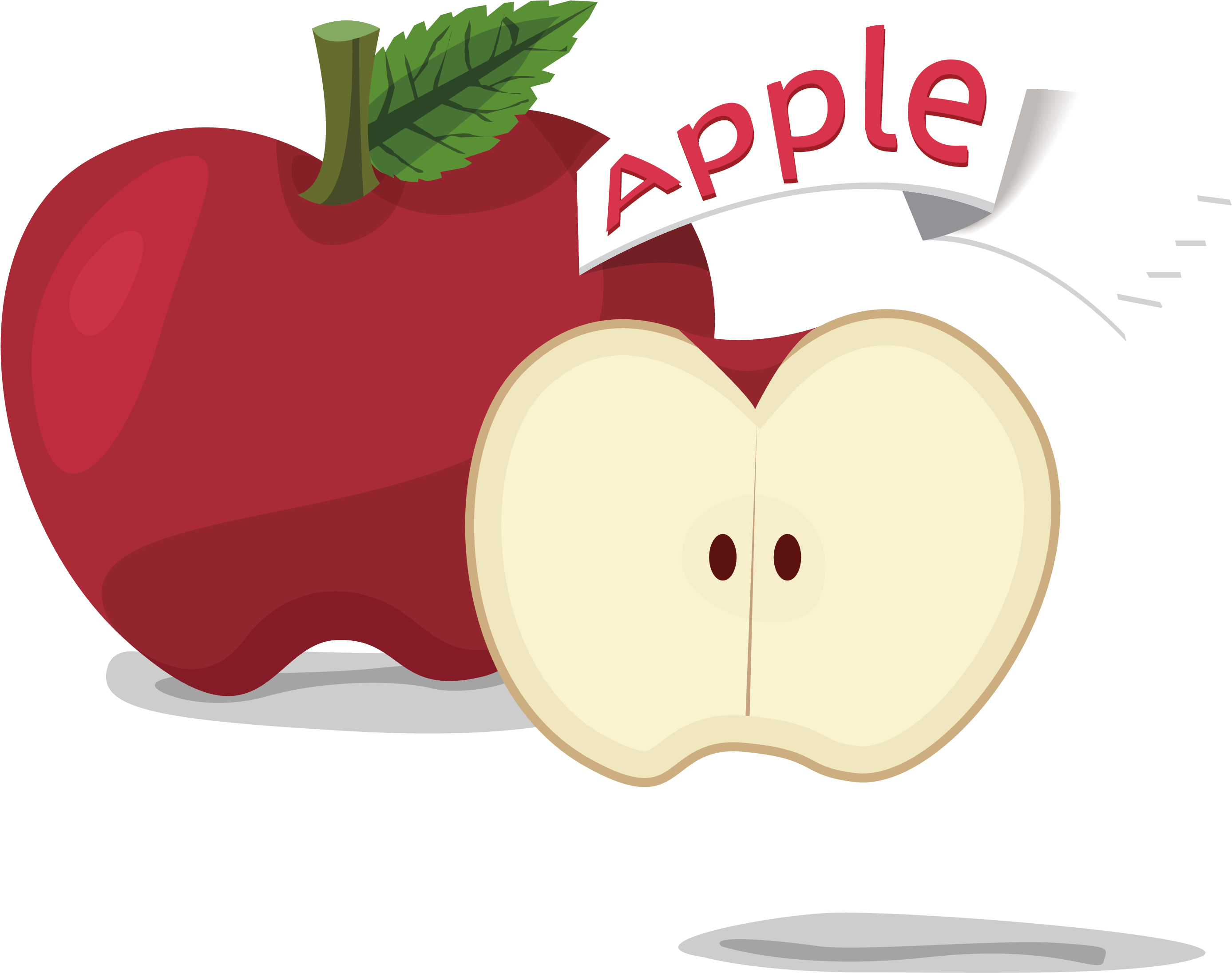 Apple Fruit Cartoon - Apple Fruit Cartoon (2917x2917)