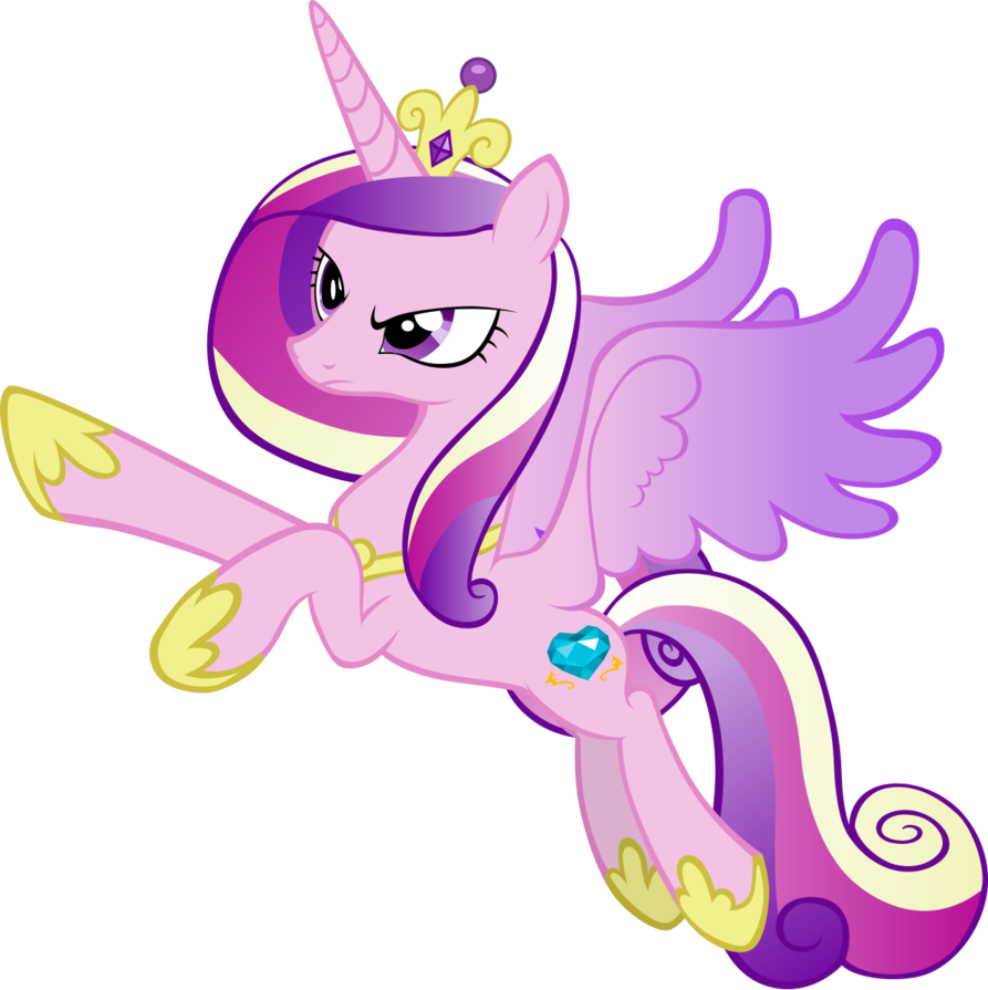 Flying Cadence Vector By Cubonator - My Little Pony Cadence Png (893x895)