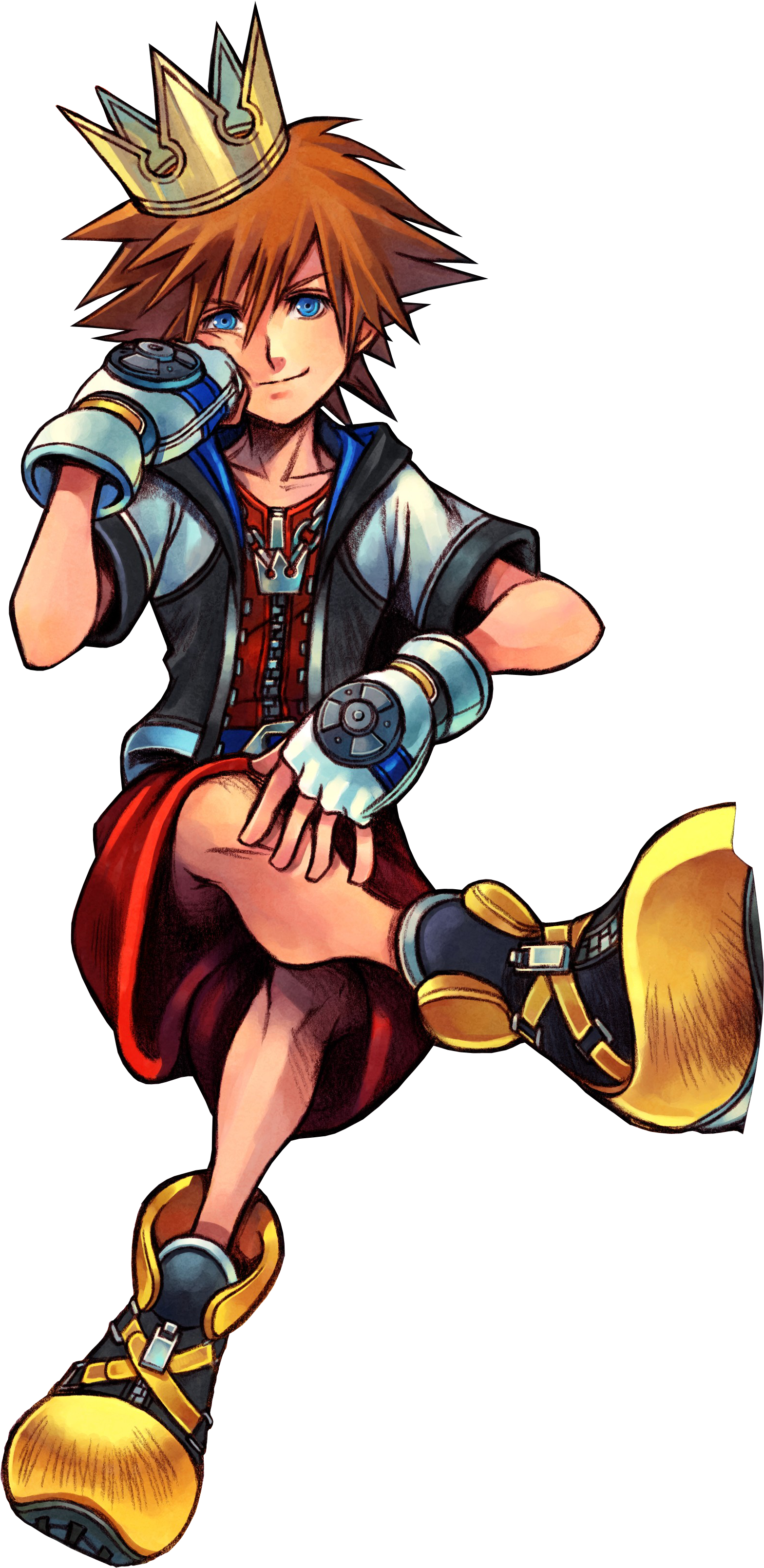 Iamultimategohan Update On Script By Iamultimategohan - Kingdom Hearts Sora Throne (2094x3406)