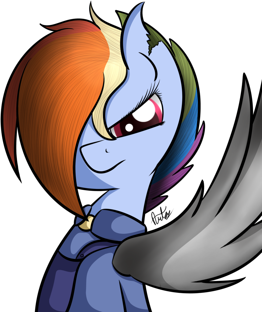 Alternate Timeline, Apocalypse Dash, Artist - Mlp Cutie Remark Rainbow Dash (1024x1024)
