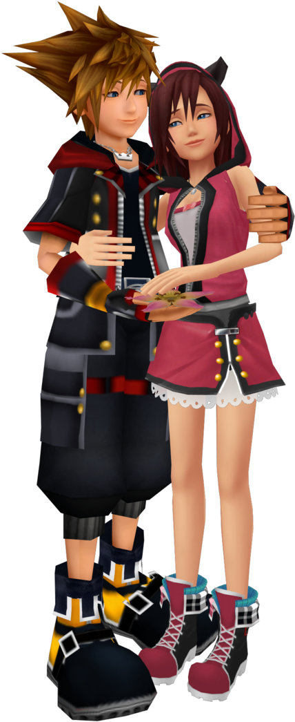 The Kingdom Hearts Iii Sora X Kairi - Kingdom Hearts Iii Kairi (669x1193)