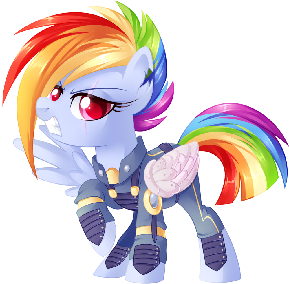 Alternate Timeline, Apocalypse Dash, Artist - Rainbow Dash From Alternative Timeline (1024x1005)