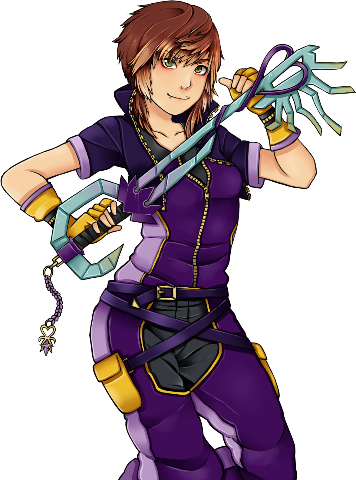 Kingdom Hearts Style Commission For Xena By Kimbolie12 - Kingdom Hearts Oc Commissions (1280x1810)