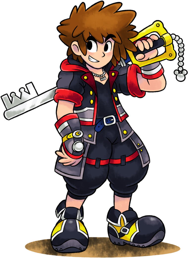 [mm] ''m L'' Rpg Style - Mario And Luigi Kingdom Hearts (759x1053)