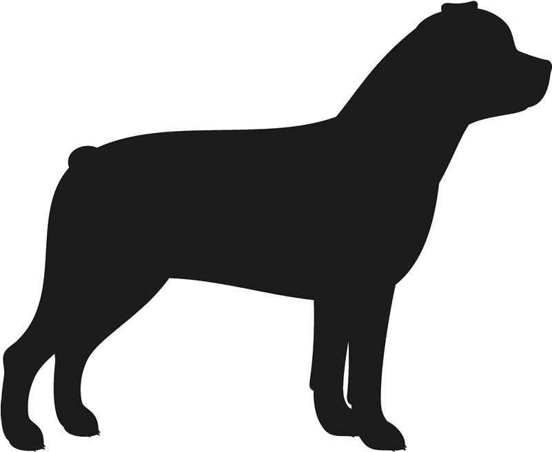 Rottweiler Stamp Dog, Cat Amp Fur Baby Stamps - Beagle Silhouette (800x800)