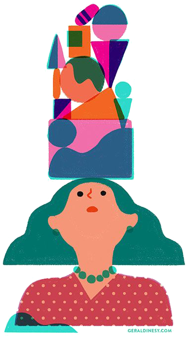 Cartoon Magazine Illustration - Cartoon Magazine Illustration (500x737)