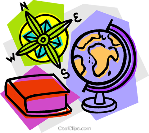 School Project, Geography Royalty Free Vector Clip - Social Studies (480x430)