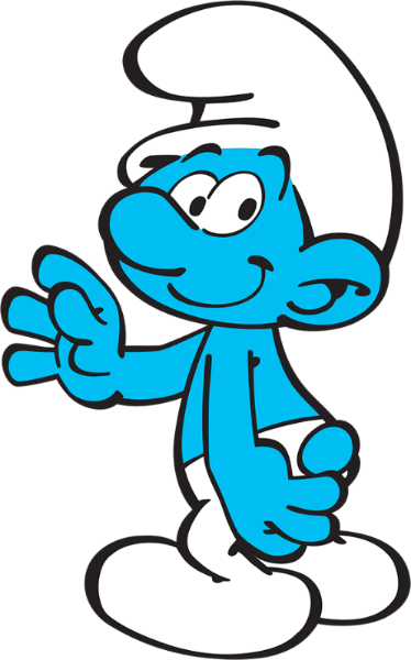 Timeline Js - Smurf Cartoon (374x600)