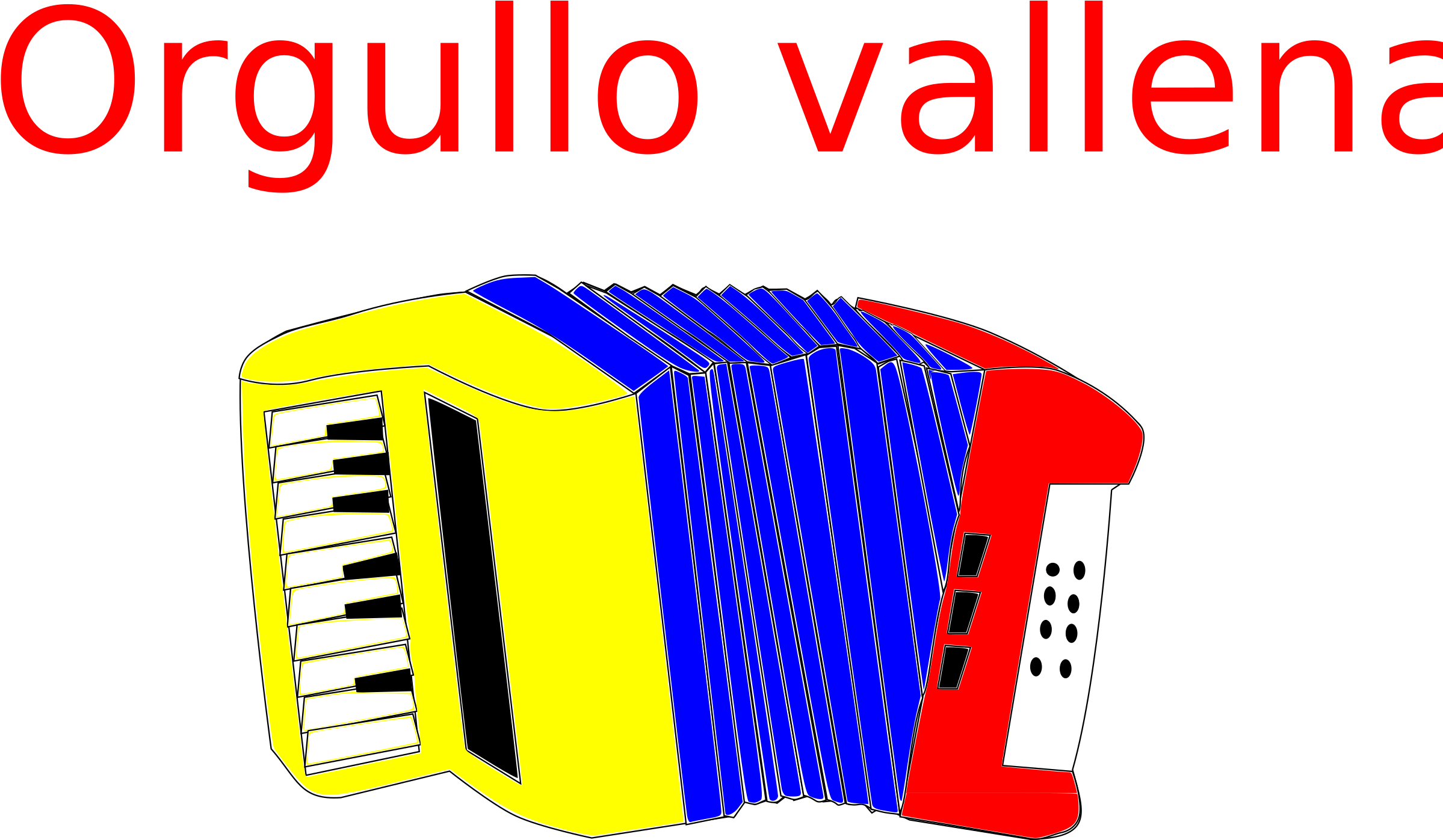 Big Image - Acordeon Caricatura Png (2400x1423)