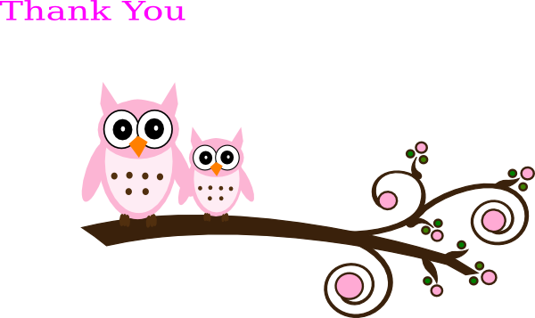 Owl Clipart Baby Shower Girl Baby Owls (600x357)
