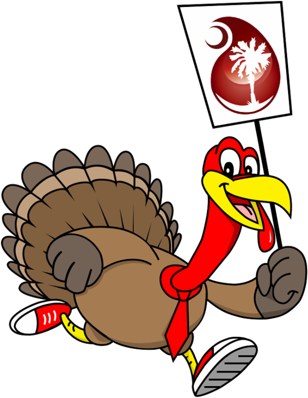 Run/ Walk 5k Turkey Trot For Hemophilia & Bleeding - Cartoon (800x800)