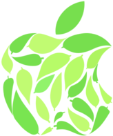 Apple Leaf Logo - Apple (400x300)