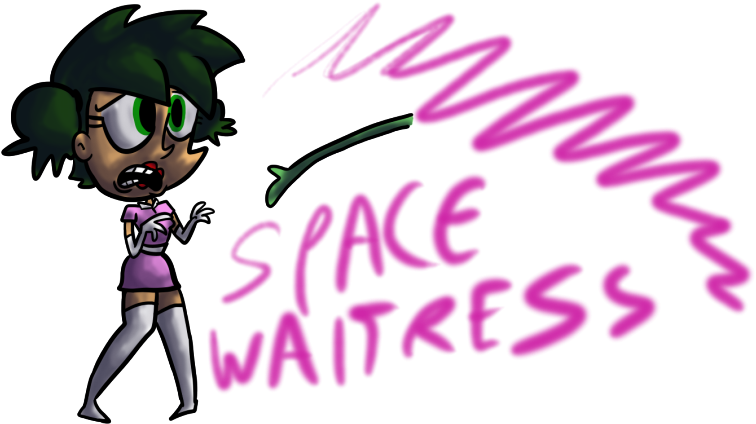 Space Waitress Pitch For Cartoon Hangover By Eggheadcheesybird - Cartoon (800x476)