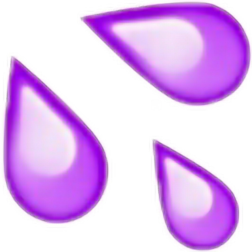 Purple Crybaby Crying Lagrimas Tumblr Emoji Photo - Purple Moon Emoji Png (1024x1024)