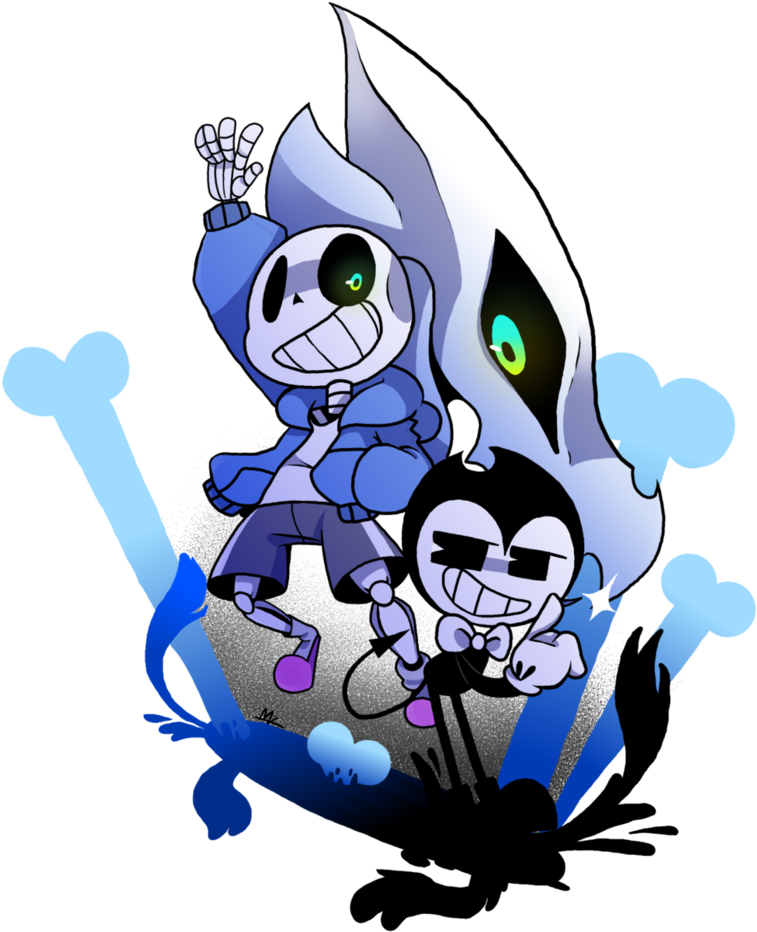 Smiley Trashbags By 00theinkjester00 - Bendy And The Ink Machine (795x1006)