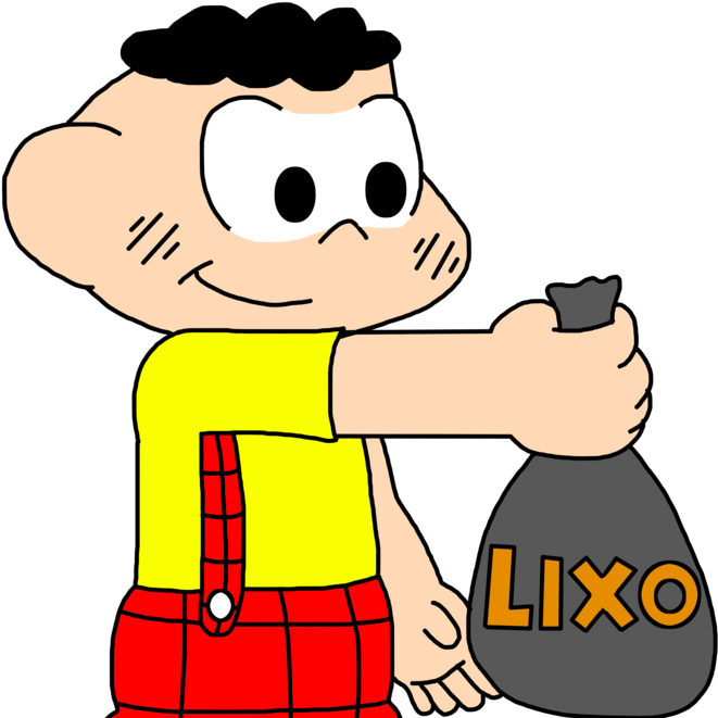 Smudge With A Garbage Bag By Marcospower1996 - Cartoon (894x894)