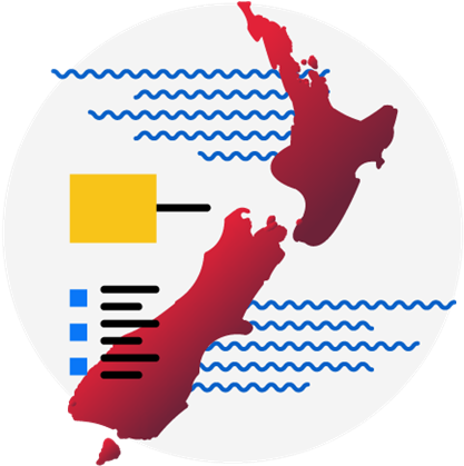 Dial In Data Centre And Network Services, Compute, - Kaikoura New Zealand Map (500x501)
