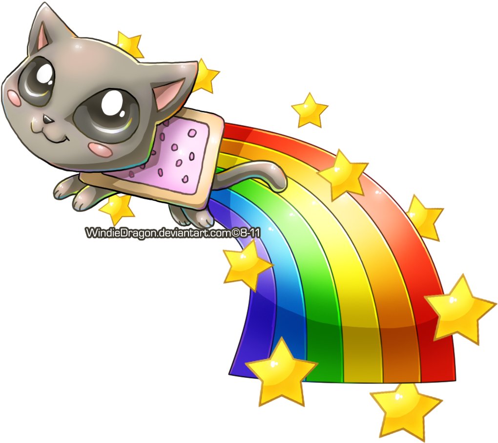 Nyan Cat Chibi By Windiedragon - Nyan Cat Chibi (1026x914)