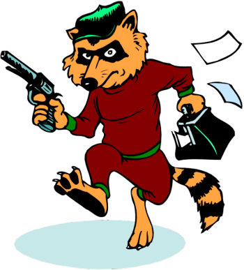 I Can Only Dream That My Captor Would Be A Fox Burglar - Sliding Glass Door (350x387)