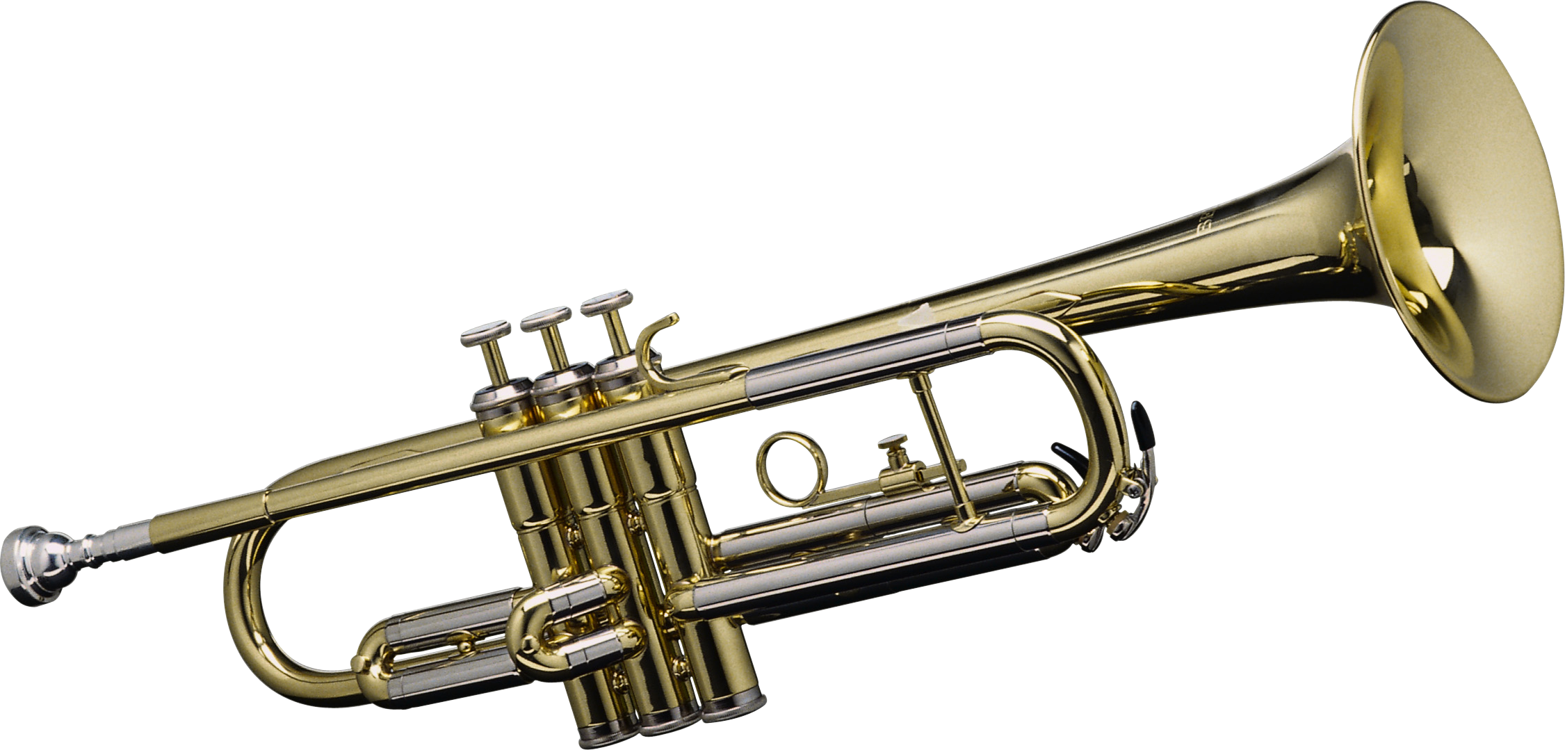 Free Images 2018 Trumpet Clipart Black And White - Praise & Worship Hymn Solos By Various - Trumpet (2251x1079)