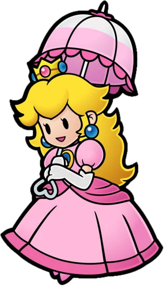 Paper Peach - Nintendo Selects: Super Paper Mario (nintendo Wii) (324x565)