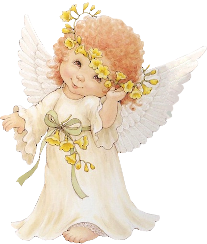 Free Angel Clip Art Of Cute Angel Free Clipart Cute - Ruth Morehead (422x497)